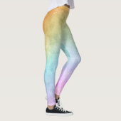 Leggings Belle aquarelle multicolore avec éclat (Droite)