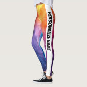 Leggings Belle aquarelle PERSONNALISER (Gauche)