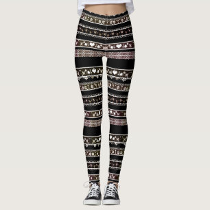 Leggings Belle, blanche, dentelles, dentelle, leggi tressé
