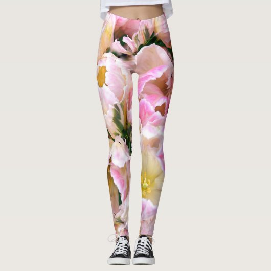 Leggings Belle conception cool girly floral (Devant)