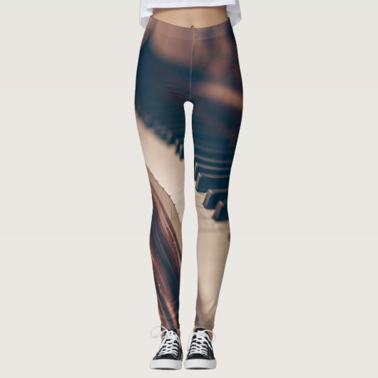 Leggings Belle conception de piano (Devant)