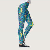 Leggings Belle couleur Tropical Oiseaux & Fleurs (Droite)
