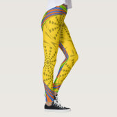 Leggings belle égyptienne multi couleur design symétrique (Droite)