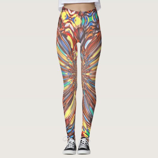Leggings Belle Fantastique Feminine maigre Design (Devant)