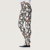 Leggings Belle Fantôme et pierres tombes Halloween (Gauche)