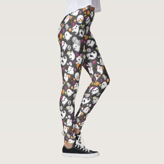 Leggings Belle Fantôme et pierres tombes Halloween (Droite)