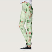 Leggings Belle Flore Verte (Gauche)