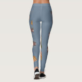 Leggings Belle girafe bleue Extraordinaire Funny Hakuna Mat (Dos)