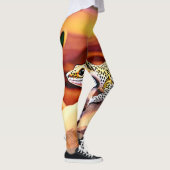 Leggings Belle léopard du désert Gecko Design (Droite)