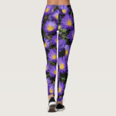 Leggings Belle marguerite violette Michaelmas (Dos)
