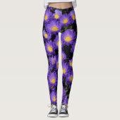 Leggings Belle marguerite violette Michaelmas (Devant)