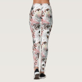 Leggings Belle orchidée stylée (Dos)