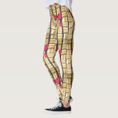 Leggings Belle Pantalon droit d'impression Ouest-Africain (Gauche)