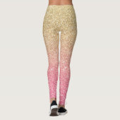 Leggings Belle Parties scintillant rose or Ombre (Dos)