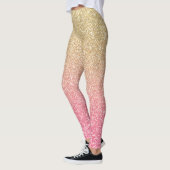 Leggings Belle Parties scintillant rose or Ombre (Gauche)