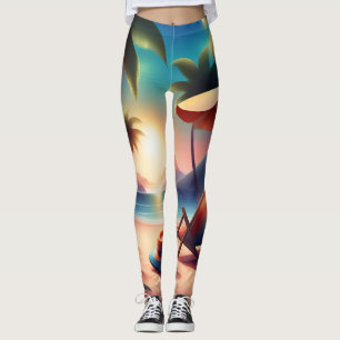 Leggings belle plage