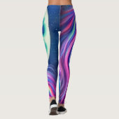 Leggings Belle Unicornes Plein Flower Graphic (Dos)