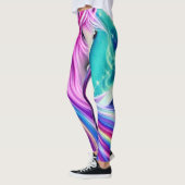 Leggings Belle Unicornes Plein Flower Graphic (Gauche)