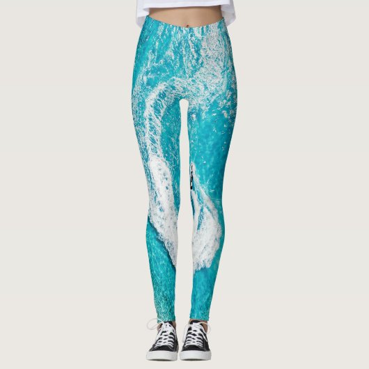 Leggings Belles Créatures Océaniques (Devant)