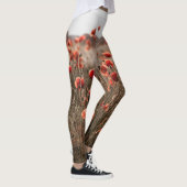 Leggings belles fleurs de coquelicot (Droite)