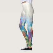Leggings Belles fleurs de tulipe (Gauche)