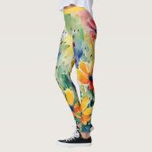 Leggings Belles fleurs et Roses sucrés (Gauche)