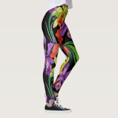Leggings Belles fleurs pour aquarelle d'orchidée sur le (Droite)