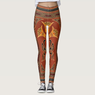 Leggings Belles guêtres vintages abstraites