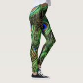Leggings Belles plumes de paon (Droite)