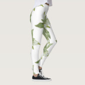 Leggings Belles poinsettias de Noël (Droite)