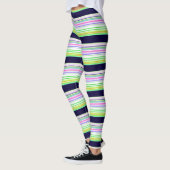 Leggings Belles rayures bleues (Gauche)