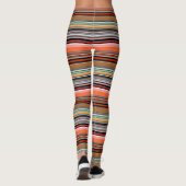 Leggings Belles rayures colorées (Dos)
