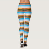 Leggings Belles rayures colorées modernes (Dos)