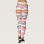 Leggings Belles rayures colorées modernes (Dos)