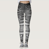 Leggings Belles réflexions sur l'eau Abstraite vague (Devant)