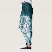 Leggings Belles vagues de mer (Gauche)