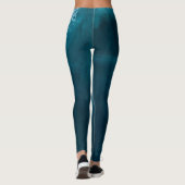 Leggings Belles vagues océaniques (Dos)