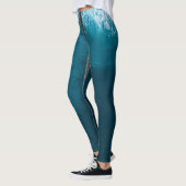 Leggings Belles vagues océaniques (Gauche)
