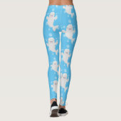Leggings Béluga mignon bulles dessin de dessin animé (Dos)