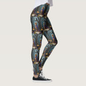 Leggings Bengale Chat Whimsical Halloween Peinture (Droite)
