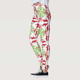 Leggings Berger Allemand et Roses