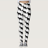 Leggings Berger allemand noir pur (Devant)