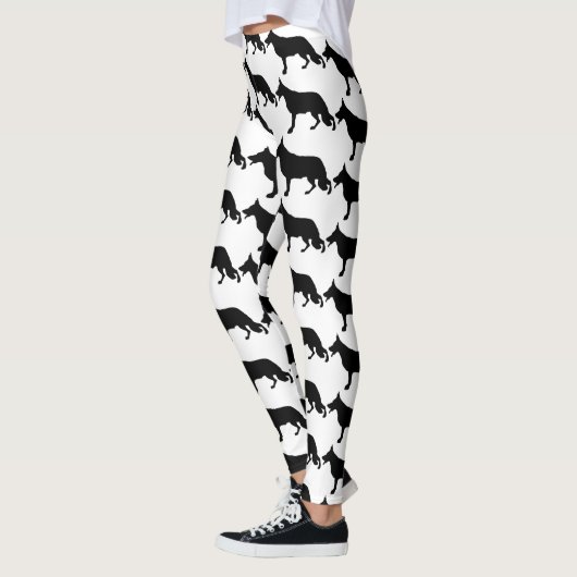 Leggings Berger noir pur (Gauche)