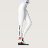 Leggings Bermuda and Bermudan Flag with Your Name (Droite)