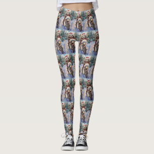 Leggings Bernedoodle Chien équitation Moto Noël