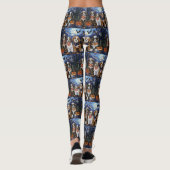 Leggings Bernedoodle Halloween Épouvantable (Dos)