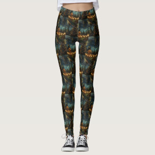 Leggings Bernedoodle Noël Festival Voyage