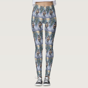 Leggings Bernese Mountain Dog équitation Moto Noël
