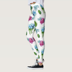 Leggings Berries roses Dessert Botanique Floral Boho