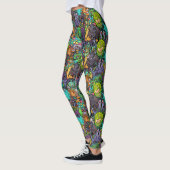 Leggings Bestiaire de Cthulhu Lovecraft Mythos Chibi (Gauche)